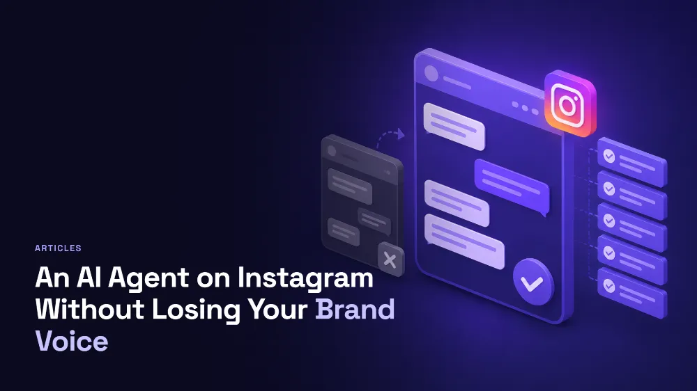 AI agents for Instagram: automate replies without losing your brand voice