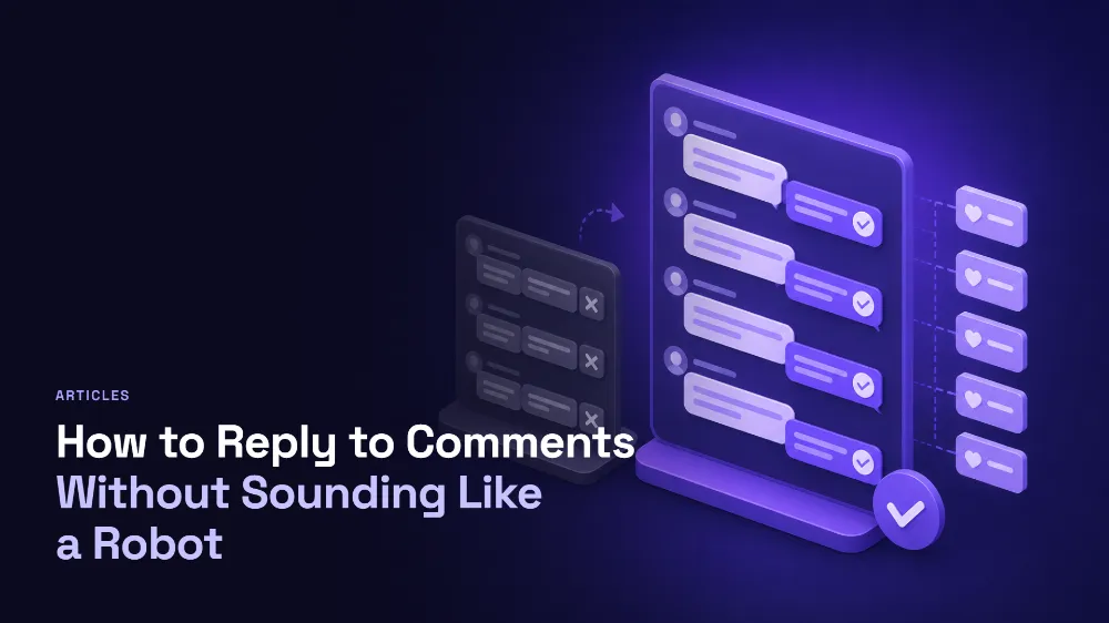How to automate Instagram comment replies without sounding like a bot