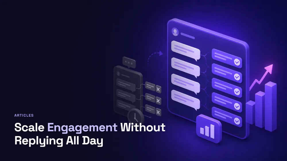 How creators can scale Instagram engagement without replying all day